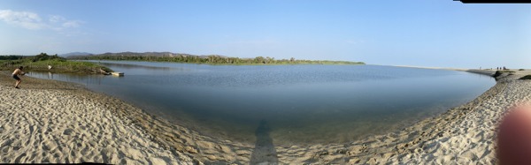 Hiking in Puerto Escondido to Rio Colotepec.