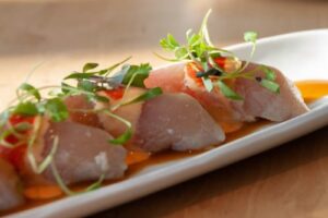 Best restaurants in Carlsbad California include Blue Ocean Robata & Sushi Bar