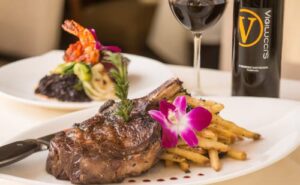 Best restaurants in Carlsbad California include Vigilucci's Seafood & Steakhouse