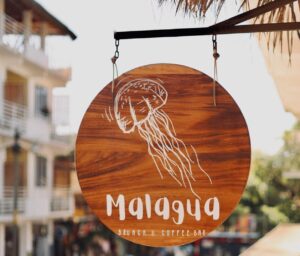Café Malagua in La Puta, Puerto Escondido